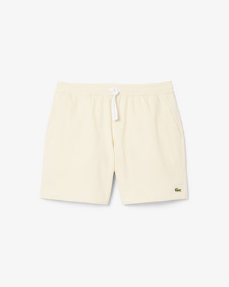 Halblange Badehose mit Strukturstreifen