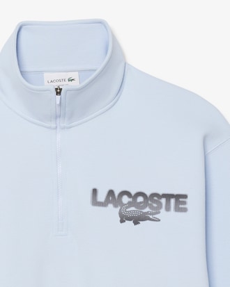 Sweatshirt aus Piqu&eacute; mit Branding