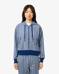 Hoodie aus Jacquard mit Monogramm
