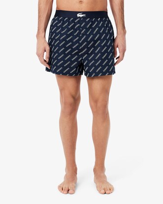 3er-Pack Boxershorts aus Baumwolle mit Druck und Uni