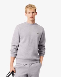 Sweatshirt aus Fleece mit Rundhalsausschnitt