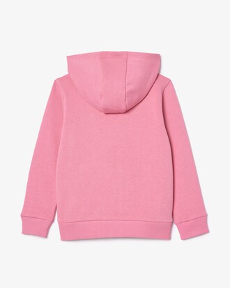 Hoodie aus Fleece mit Reißverschluss
