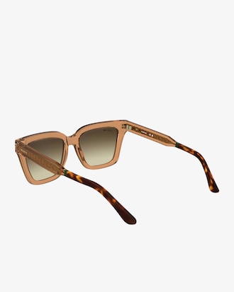 Rechteckige Brille mit Monogramm