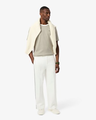 T-Shirt aus schwerer Baumwolle mit Streifen