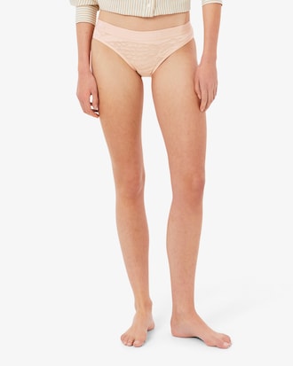 Mesh-Slip mit Logo-Bund
