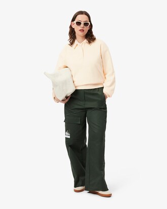 Sweatshirt mit Polokragen