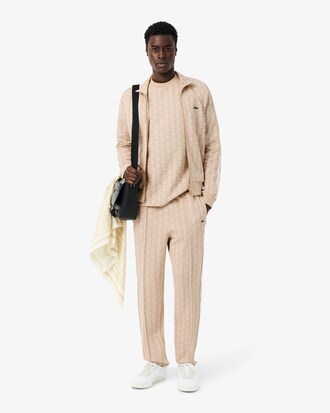 T-Shirt aus Jacquard mit Monogramm