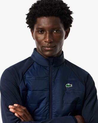 Gesteppte Golfjacke mit hohem Halsausschnitt