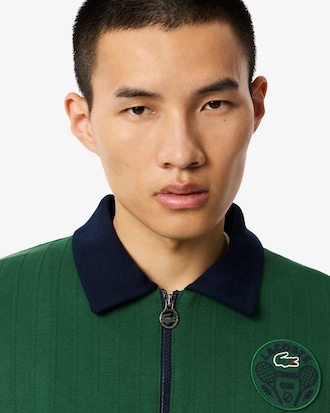 Tennisjacke Heritage, mit Badge-Detail und Ultra Dry-Technologie