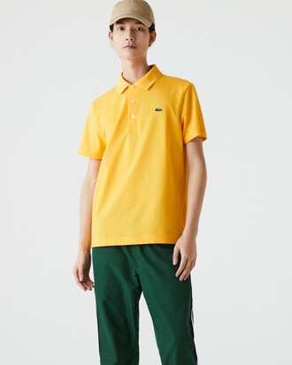 Tennis-Herren-Poloshirt aus ultraleichter Baumwolle LACOSTE SPORT