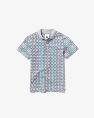 Bedrucktes Jungen-Poloshirt LACOSTE SPORT French Open Edition