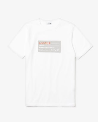 Herren LACOSTE SPORT T-Shirt mit 3D-Aufdruck