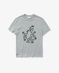 Herren Regular Fit T-Shirt aus Baumwolle im Keith Haring Design