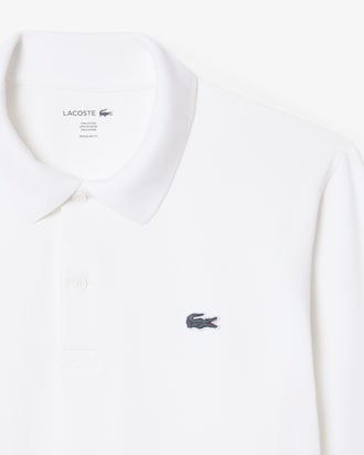 Regular Fit-Polohemd aus Baumwolle mit langen &Auml;rmeln