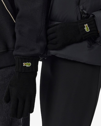 Handschuhe aus Wolljersey