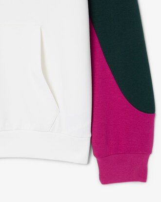 Sportlicher Hoodie mit Rei&szlig;verschluss und Colorblock-Design