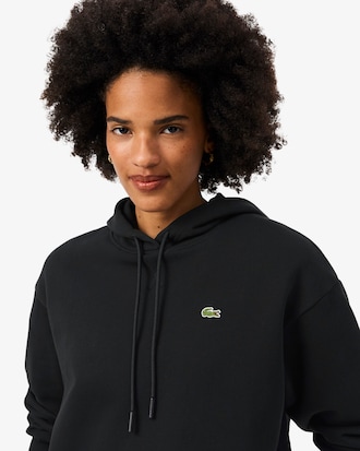 &Uuml;bergro&szlig;er Hoodie aus Fleece