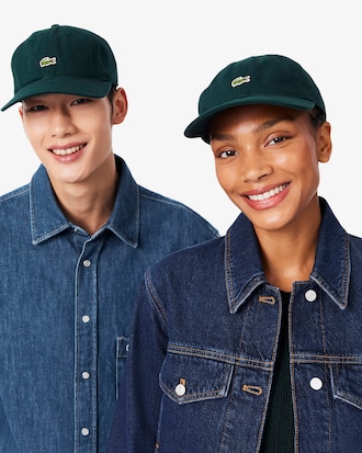 Cap aus Baumwoll-Denim