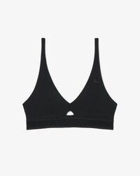 Sport-BH aus Mikrofaser mit perforiertem Bund