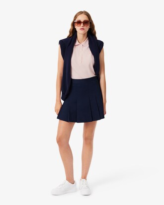 &Auml;rmelloses, dehnbares Slim Fit-Polohemd L.12.D