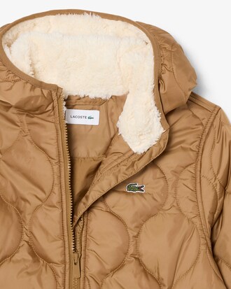 Gesteppter Unisex-Parka mit Kapuze