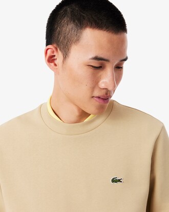 Sweatshirt aus Fleece mit Rundhalsausschnitt