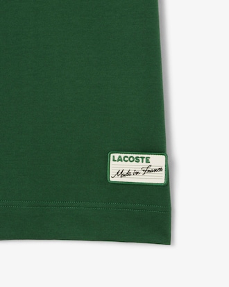 T-Shirt mit gestreiftem Ausschnitt, hergestellt in Frankreich