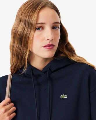 &Uuml;bergro&szlig;er Hoodie aus Fleece