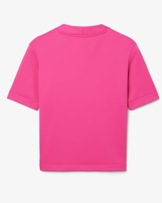 T-Shirt Runway aus grafischer Seide