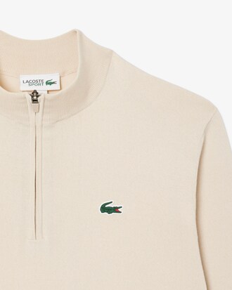 Temperaturregulierender Golf-Pullover mit Viertel-Reißverschluss