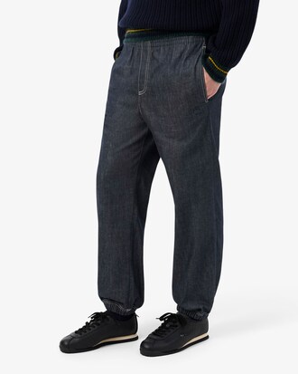 Relaxed Fit-Hose aus Denim mit Gummibund