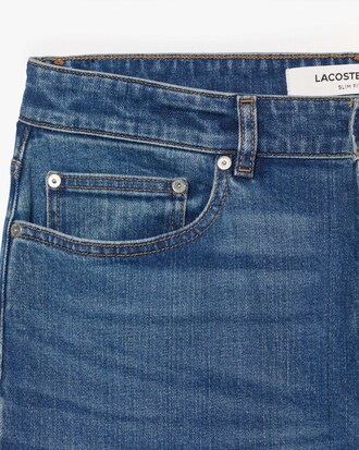 Indigo-Jeans mit 5&nbsp;Taschen, Slim Fit