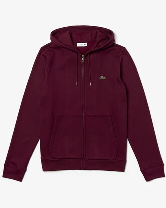 Men's zippered Hoodie in fleece
