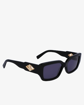 Sonnenbrille Monogram mit eckigem Acetatrahmen