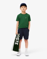Sportshorts aus Diamant-Taft