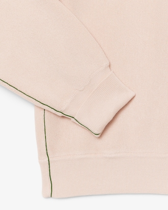 Pullover aus Baumwolle mit Moosstrick