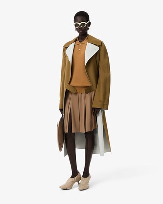 Fließender Faltenrock Runway