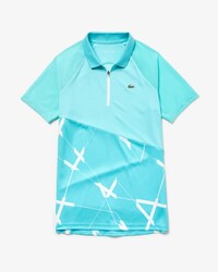 Damen Tennis-Poloshirt mit geometrischem Print LACOSTE SPORT