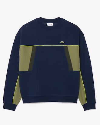 Loose Fit Piqué-Sweatshirt