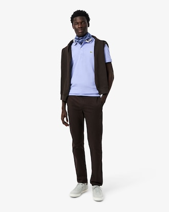 Slim Fit-Polohemd L.12.12 aus Piqu&eacute;