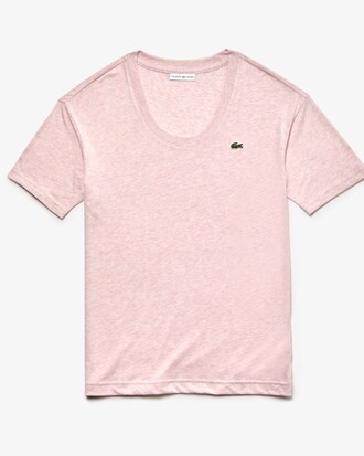 Damen LACOSTE SPORT Tennis T-Shirt aus geschmeidigem Jersey