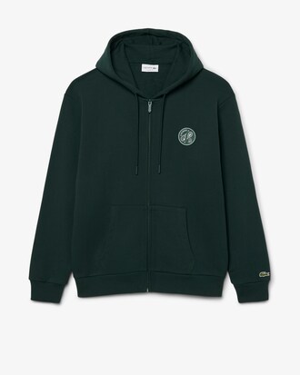 Hoodie mit Badge- und Rei&szlig;verschlussdetail