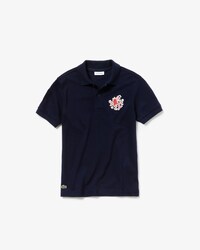 Jungen Petit-Piqué Poloshirt mit LACOSTE Schriftzug