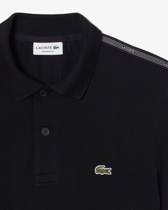 Regular Fit-Polohemd mit Logostreifen