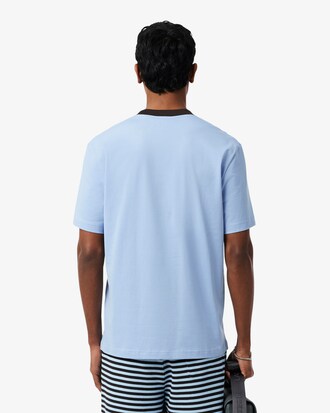 Classic Fit-T-Shirt aus Baumwolle mit Colorblock-Design