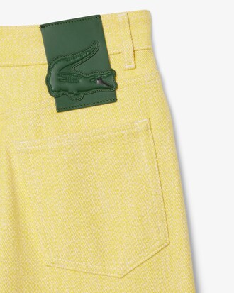 Denim-Jeans Runway mit weitem Schnitt