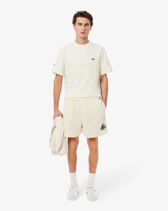 Shorts aus grafischem Mesh