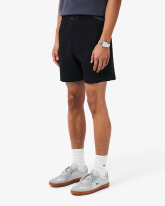 Regular Fit-Shorts aus Stretch-Baumwolle