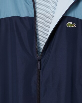 Wasserabweisende Trainingsjacke mit Colorblock-Design