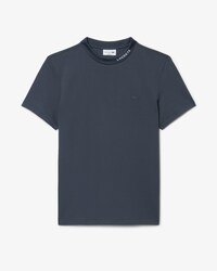 Commuter-T-Shirt aus Piqu&eacute; mit Jacquard-Branding